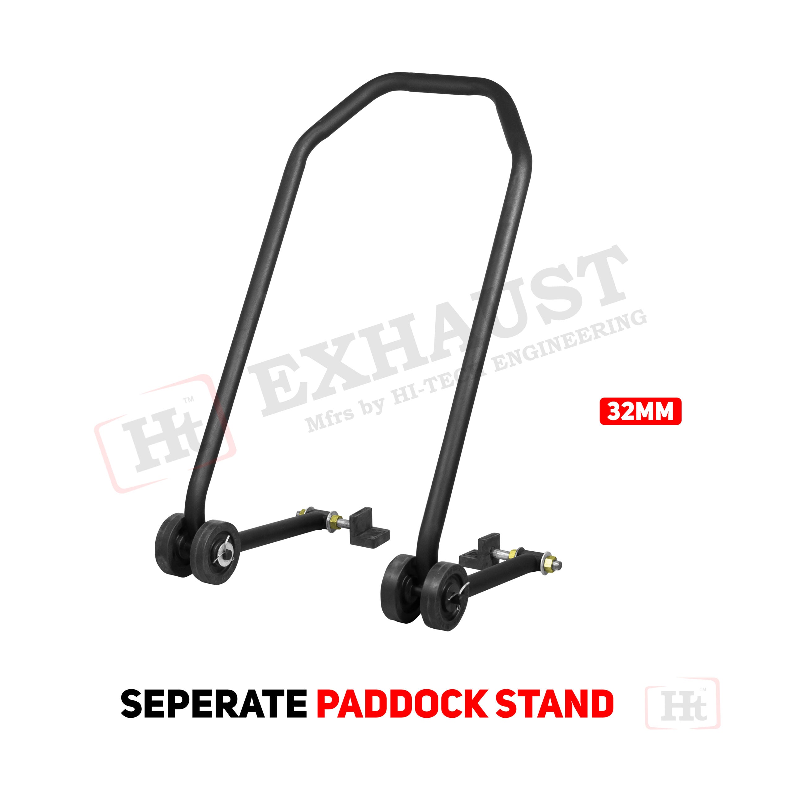 Super Bike (Single) Paddock Stand Type 32mm / 5 Black Detachable