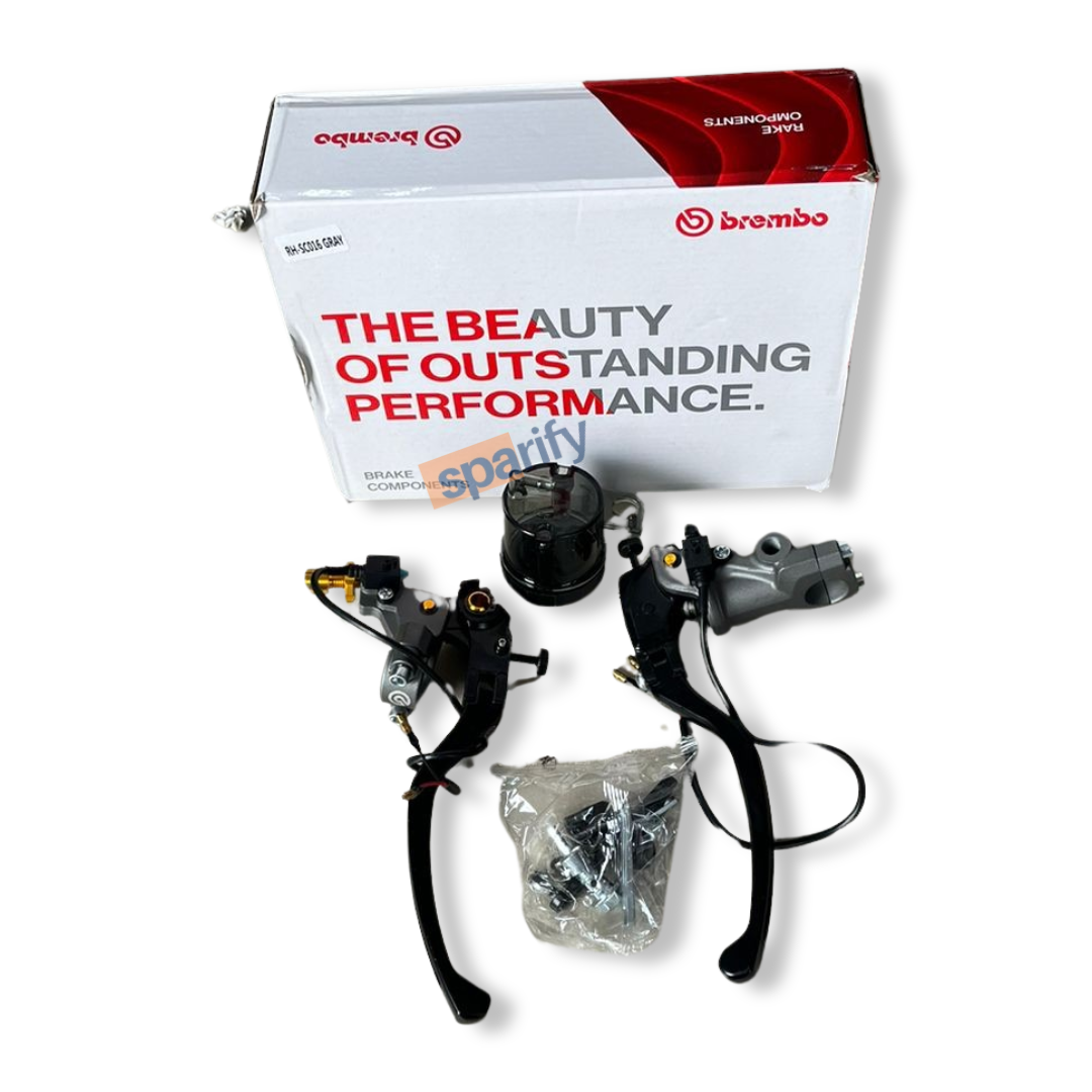 BREMBO RCS HYDRAULIC CLUTCH AND BRAKE LEVER SET BIG CAN ( SINGLE SID
