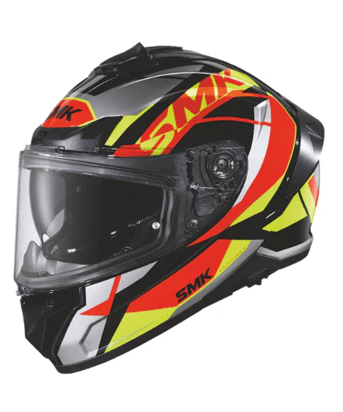 SMK Typhoon Style Graphics MA234 Helmet Black Red