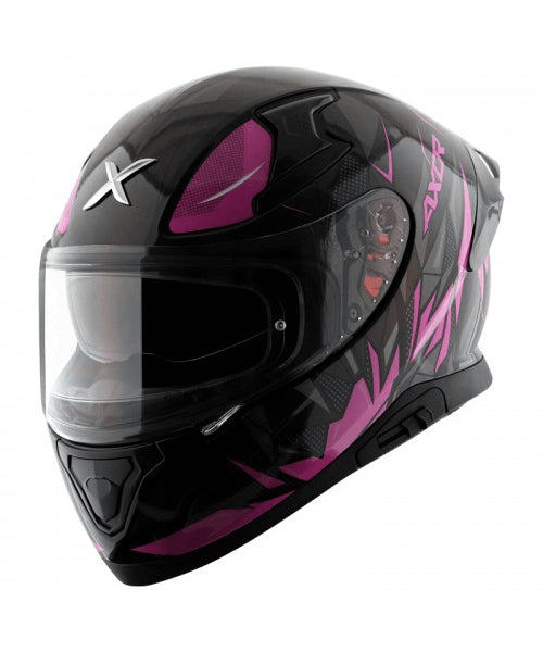 AXOR APEX HUNTER BLACK PINK HELMET