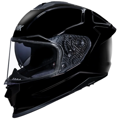 SMK Titan GL200 Black Helmet - Glossy Black