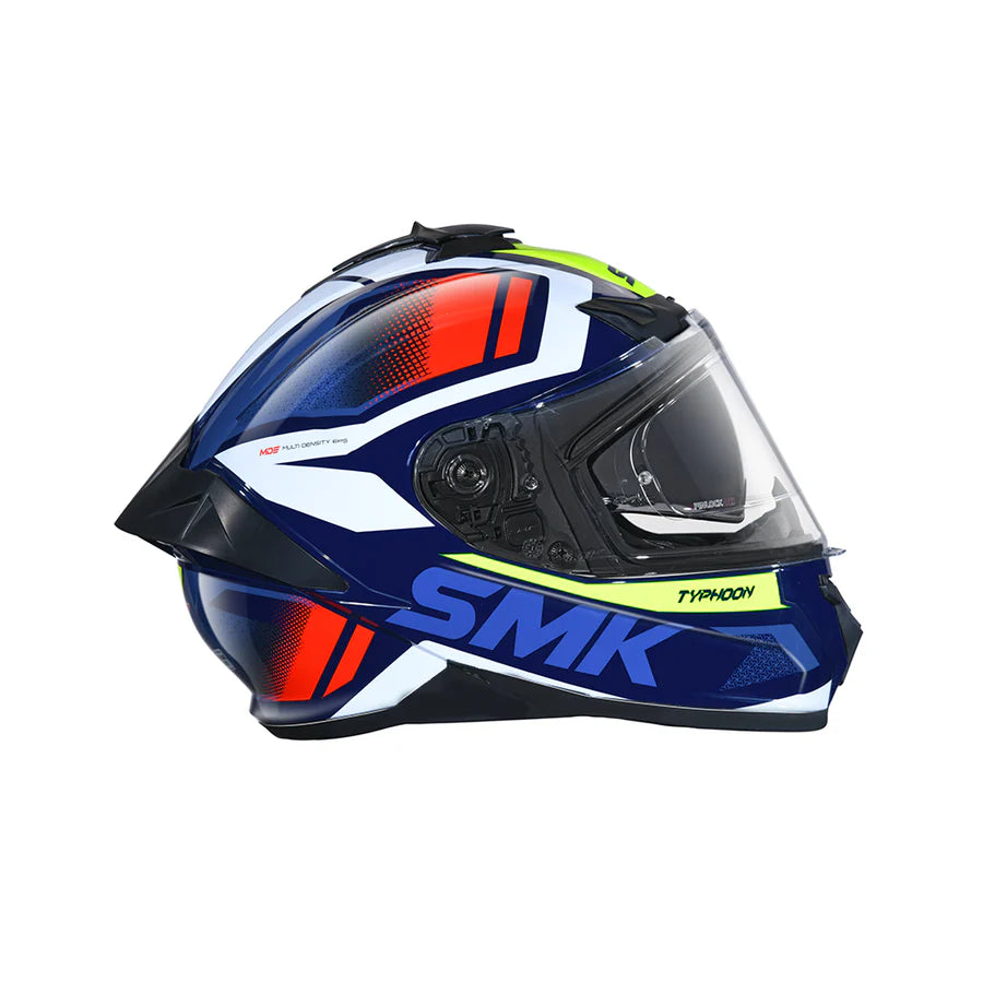 SMK Typhoon Thorn GL543 Blue Red White Helmet