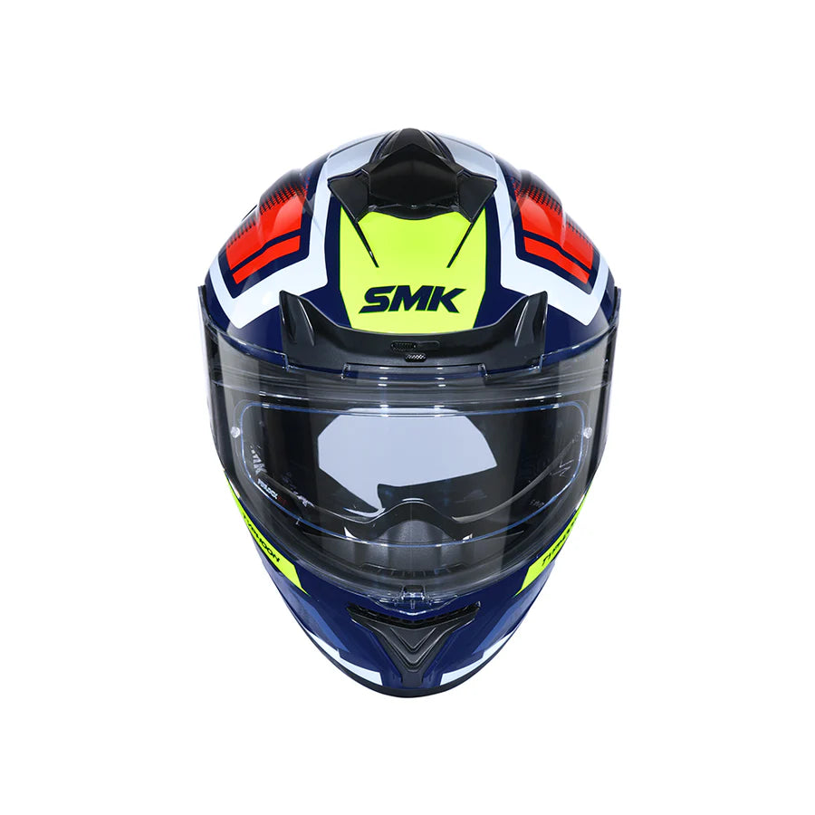 SMK Typhoon Thorn GL543 Blue Red White Helmet