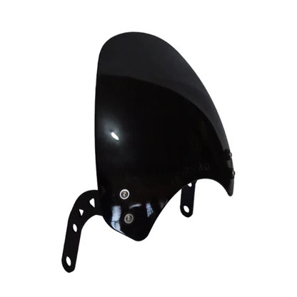 Yamaha FZ X windshield with clamp set MOTOCARE ( Visor) - BLACK