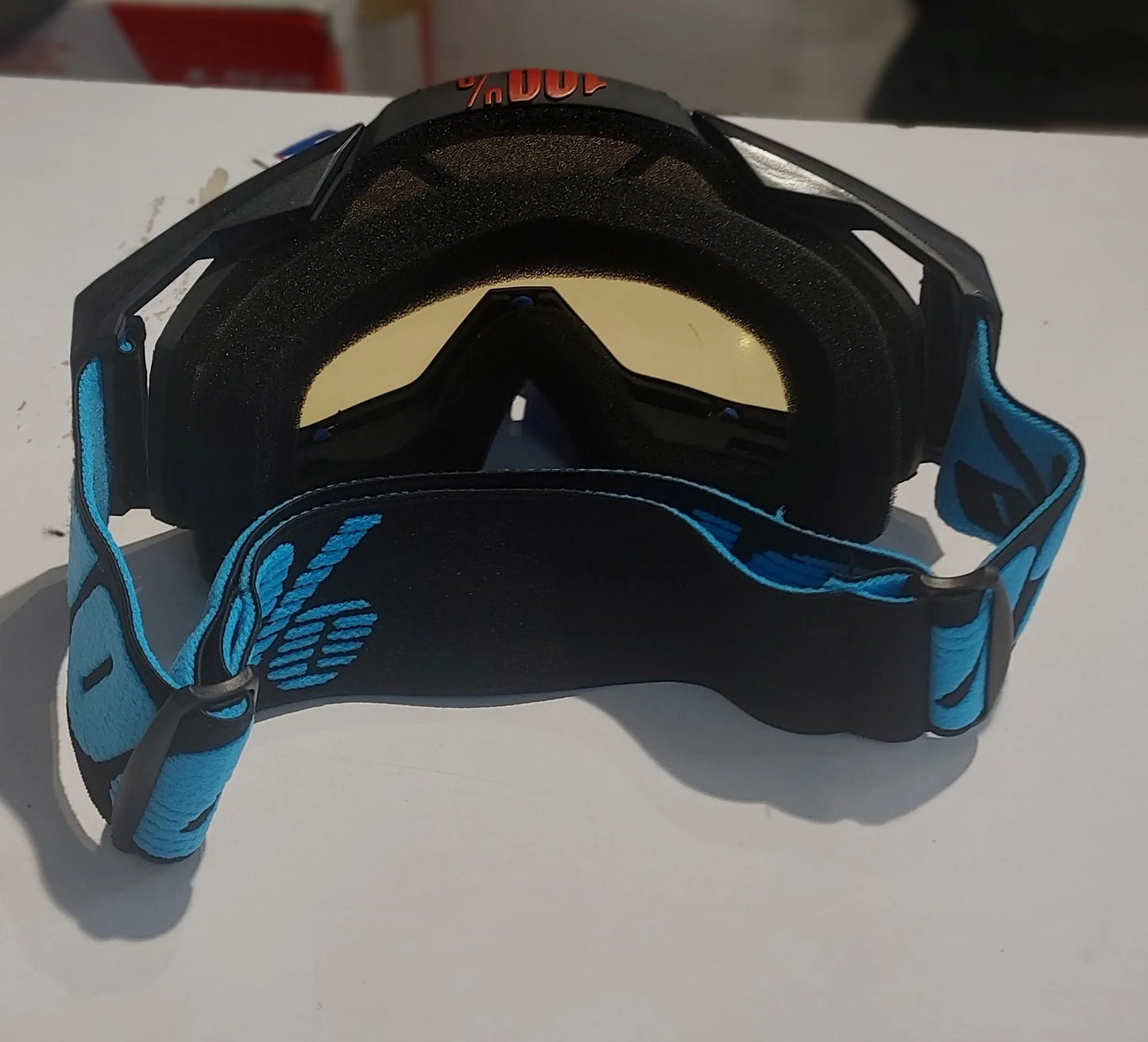 100% The Racecraft BLACK BLUE TINT Lens MX Goggle - 1 YEAR WARRANTY