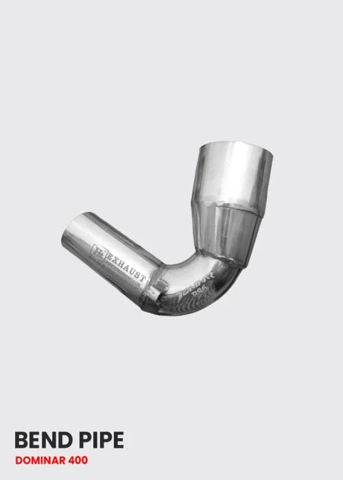 DOMINAR BS6 Silencer bend pipe - Stainless Steel - SB 613 - ht exhaust