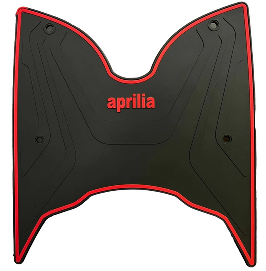 Floor mat /foot mat for piaggio aprilia SR/STORM 125/150/160 models 3d Black Red