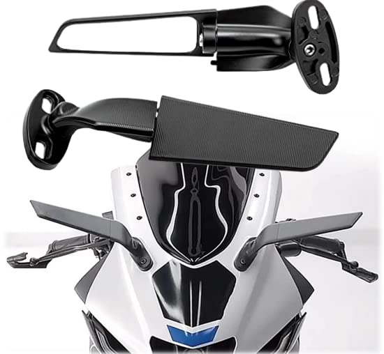 Stealth Wing Fin Rear View Mirror Universal For All Fairing Bikes ( UNIVERSAL )