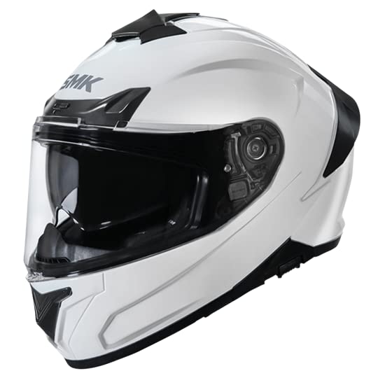 SMK Typhoon Gloss White (GL100) Helmet