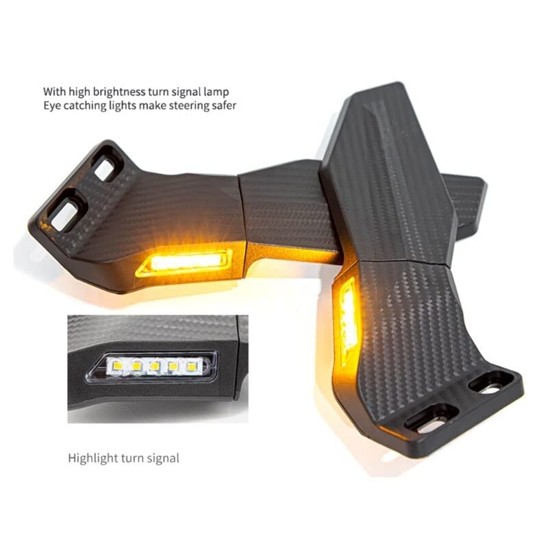 Stealth Wing Mirror with LED Lights rotational- universal BSDDP