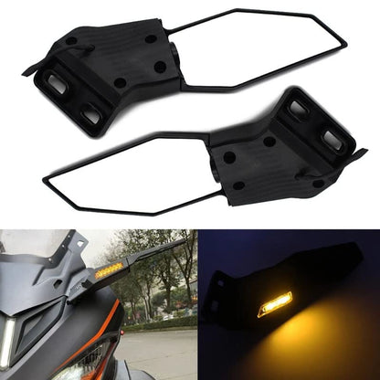 Stealth Wing Mirror with LED Lights rotational- universal BSDDP