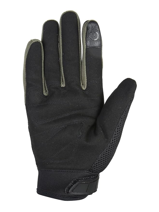 Royal Enfield Urban Hustler (Rover V3) Riding Gloves Olive & Black