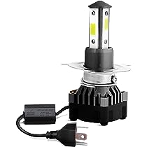 Headlamp bulb LED with cooling fan by SUPER (headlight bulb) for all motorcycle , scooter and cars
