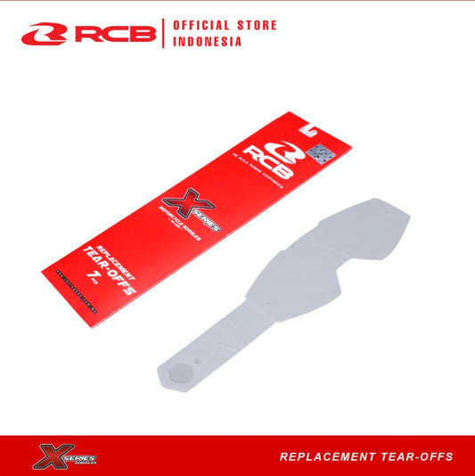 RCB RACING BOY GOGGLES TEARS OFF(7pcs/pack)