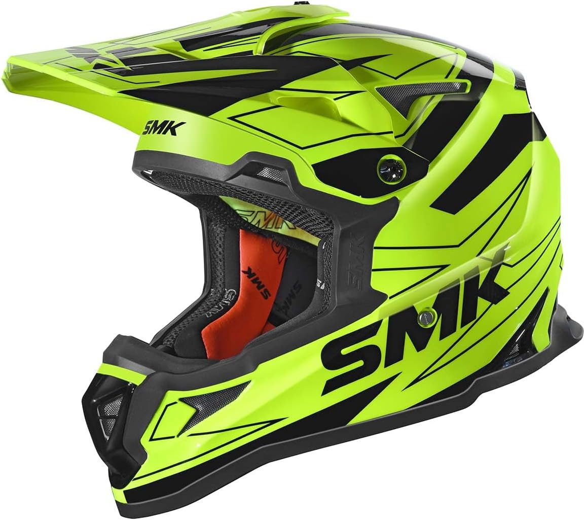 SMK Allterra Slope Off Road NEON Helmet for Bikers – GL420