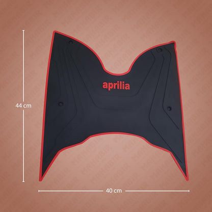 Floor mat /foot mat for piaggio aprilia SR/STORM 125/150/160 models 3d Black Red