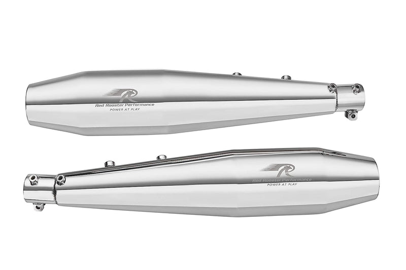 Red rooster performance exhaust for Interceptor 650 /continental GT 650stellar polish
