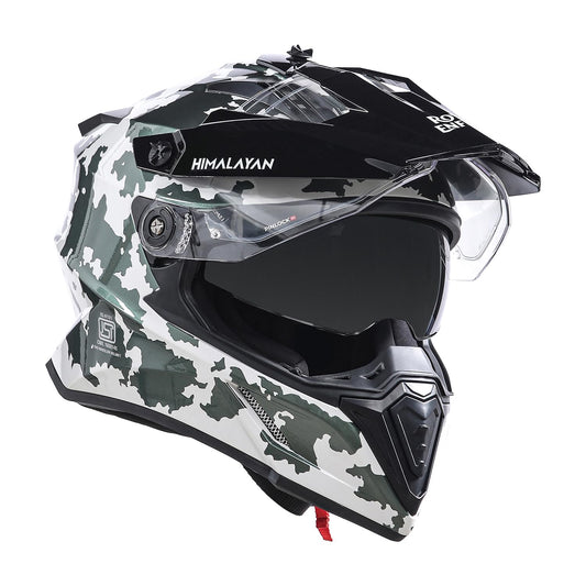 ROYAL ENFIELD OFF ROADING OPTIMUS DUAL SPORT MOTOCROSS HELMET - Kamet ID ABS GI Camo