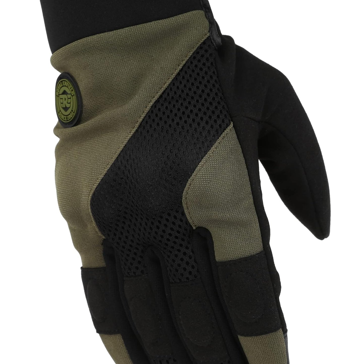 Royal Enfield Polyester Street Ace Gloves Olive