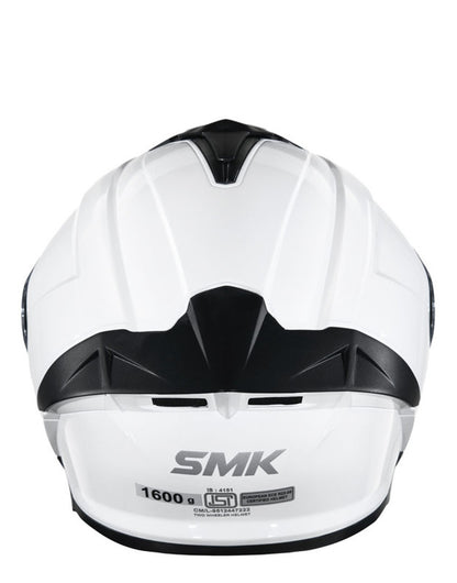 SMK Typhoon Gloss White (GL100) Helmet