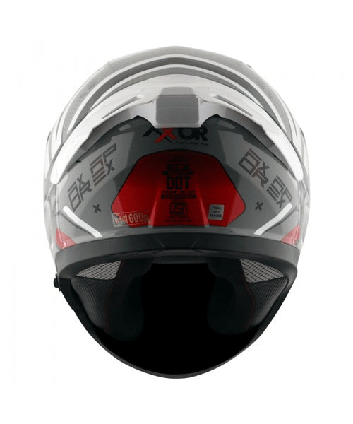 AXOR APEX HEX -2 COOL GREY RED HELMET