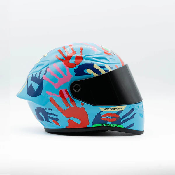 AGV K1 | Blue Palms Edition Creative Motorcycle Collectible Miniature helmet