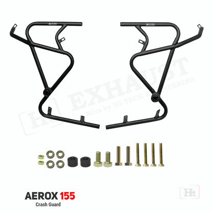 AEROX 155 Crash Guard with Metal Slider SB 712 – Ht exhaust