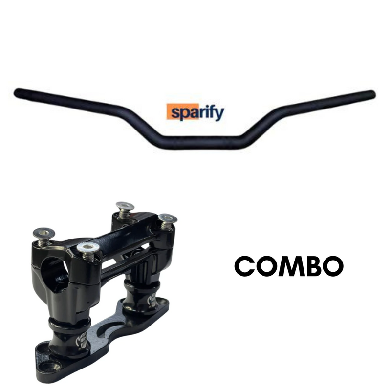 COMPLETE HANDLE CONVERSION KIT FOR PULSAR NS 200/160/125 ( FOR TOURING , LONG RIDES) - COMBO PACK