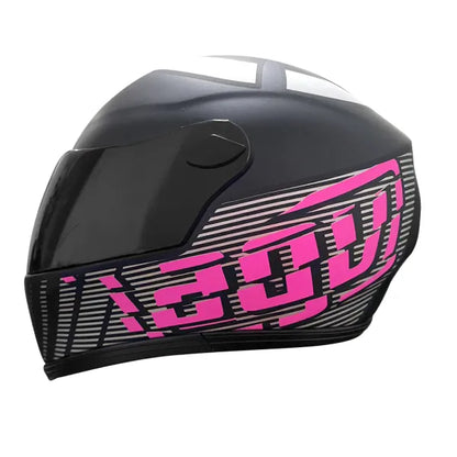 AGV Black Fuchsia Creative Motorcycle Miniature helmet black pink grey