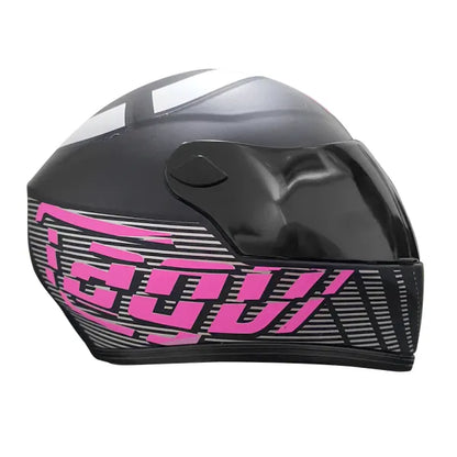 AGV Black Fuchsia Creative Motorcycle Miniature helmet black pink grey