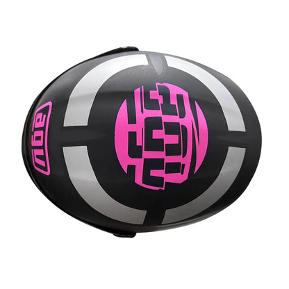 AGV Black Fuchsia Creative Motorcycle Miniature helmet black pink grey