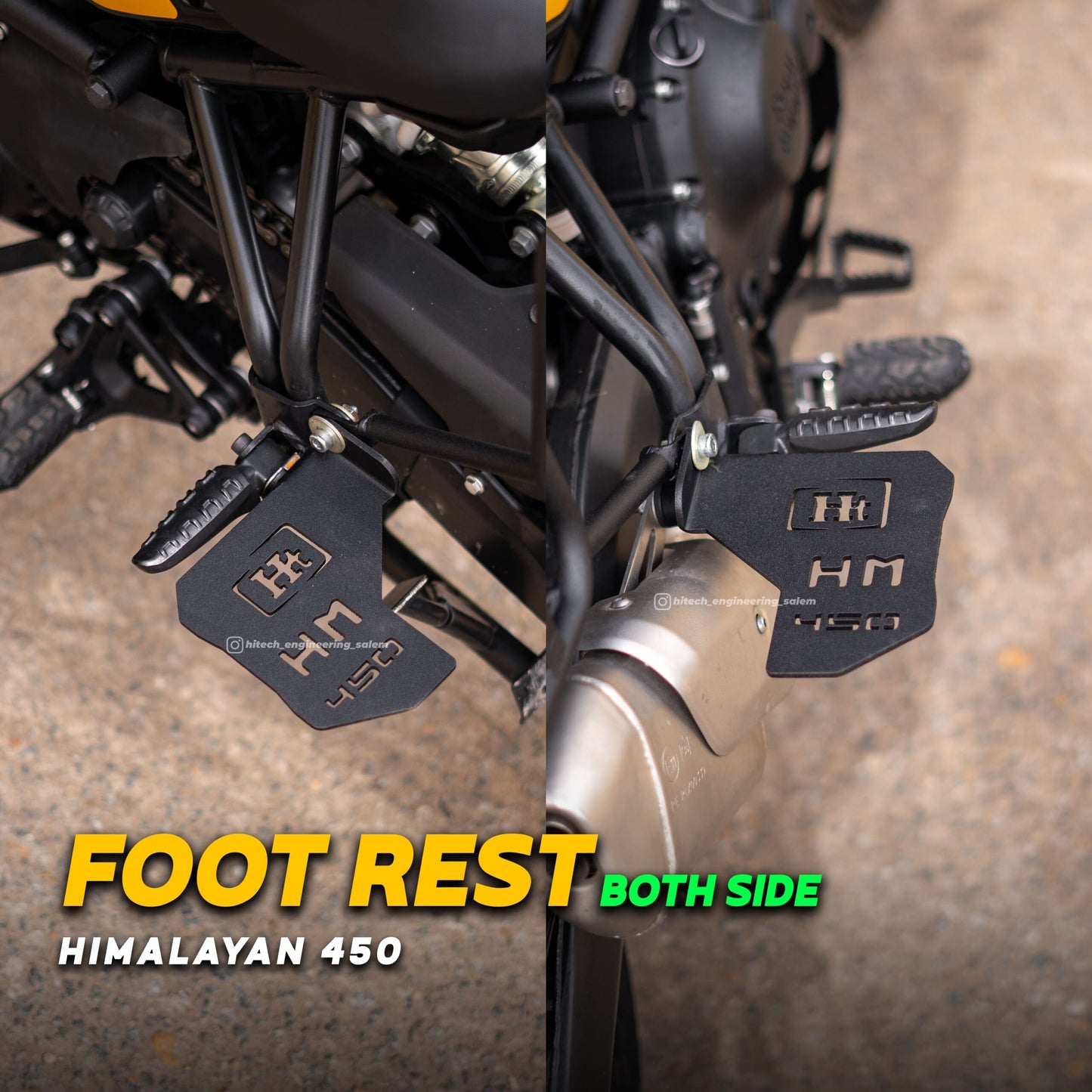 Footrest for HIMALAYAN 450- HM 408 BTH – Ht Exhaust