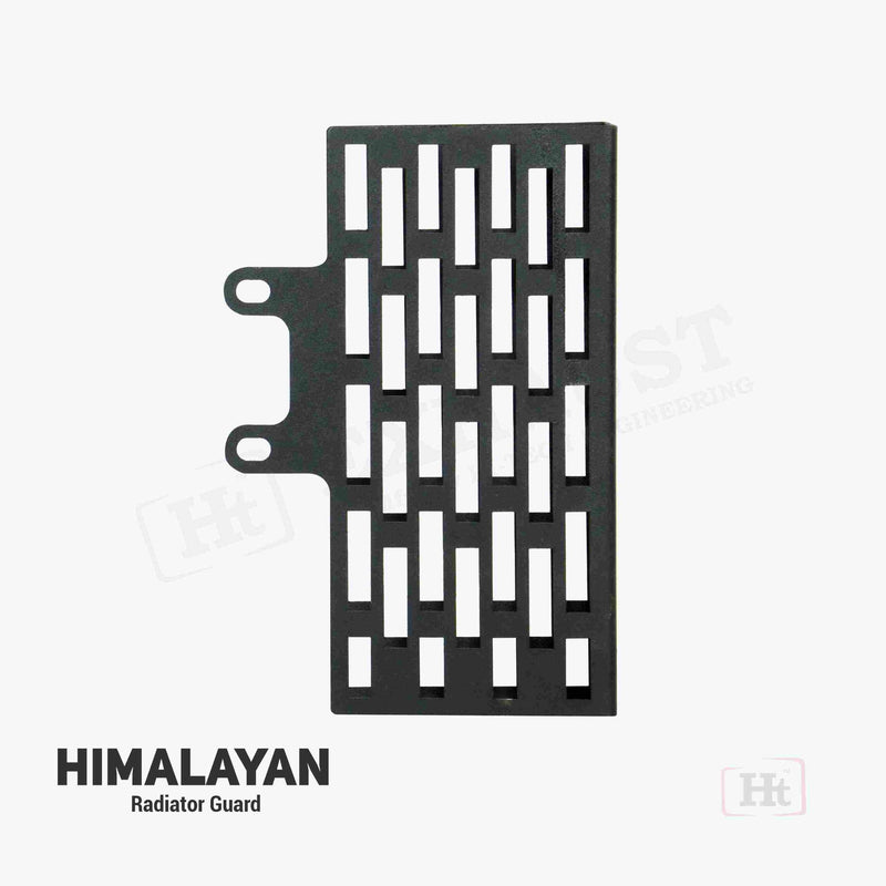 Himalayan Radiator Guard new design – Stainless Steel Black MATT