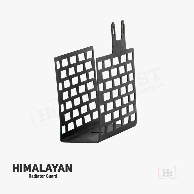 Himalayan Radiator Guard new design – Stainless Steel Black MATT