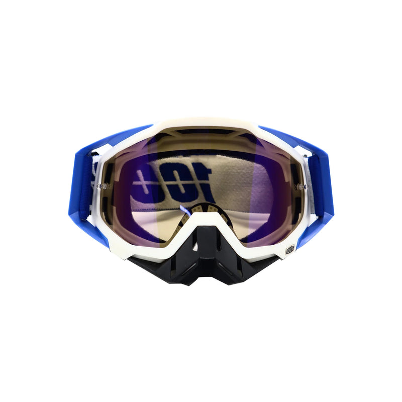 100% Goggle 212 Blue Color tinted premium - 1 YEAR WARRANTY
