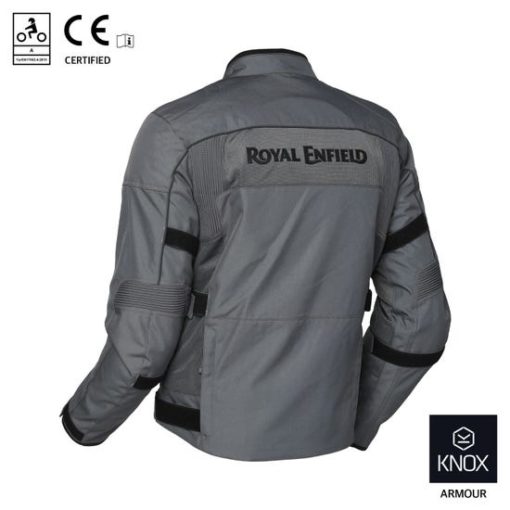 Royal Enfield Explorer V3 Grey Riding Jacket - SHELL WITH ARMOR