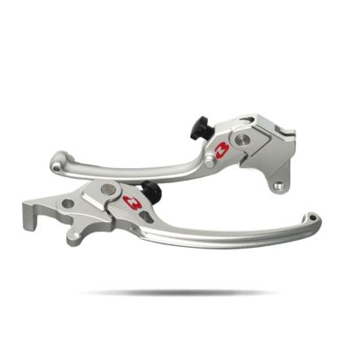 RCB Racing Boy S3 Series Lever Set Yamaha R15V3 / MT15 / FZ 150 01LV287S ( SILVER )