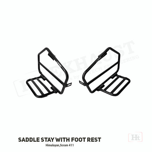 SADDLE STAY WITH SADDLE REST BLACK – FOR SCRAM 411 – SB 627 / Ht exhaust