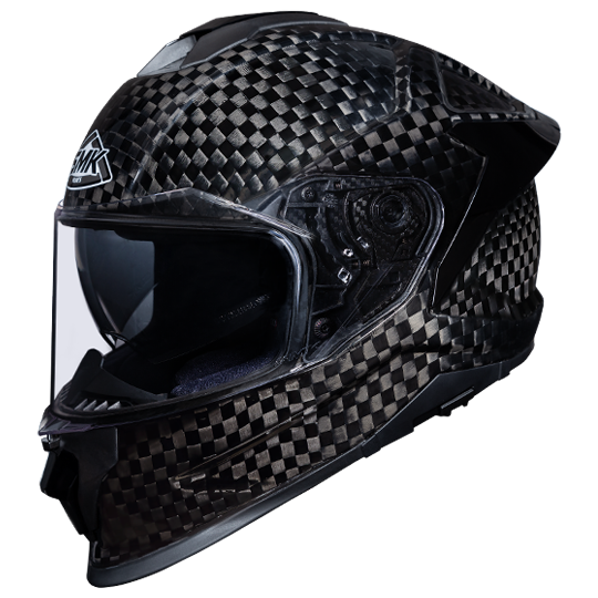 SMK Titan Carbon Fiber Gloss Black (GLCA200) Helmet