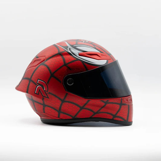 HJC red black spider eco "Marvel edition" Scale model miniature cat helmet