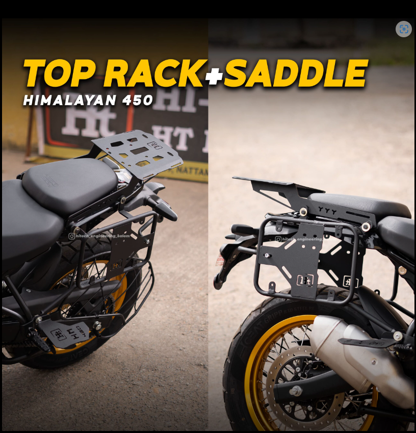 Toprack with Saddle stay for HIMALAYAN 450 – HM 406 / Ht Exhaust