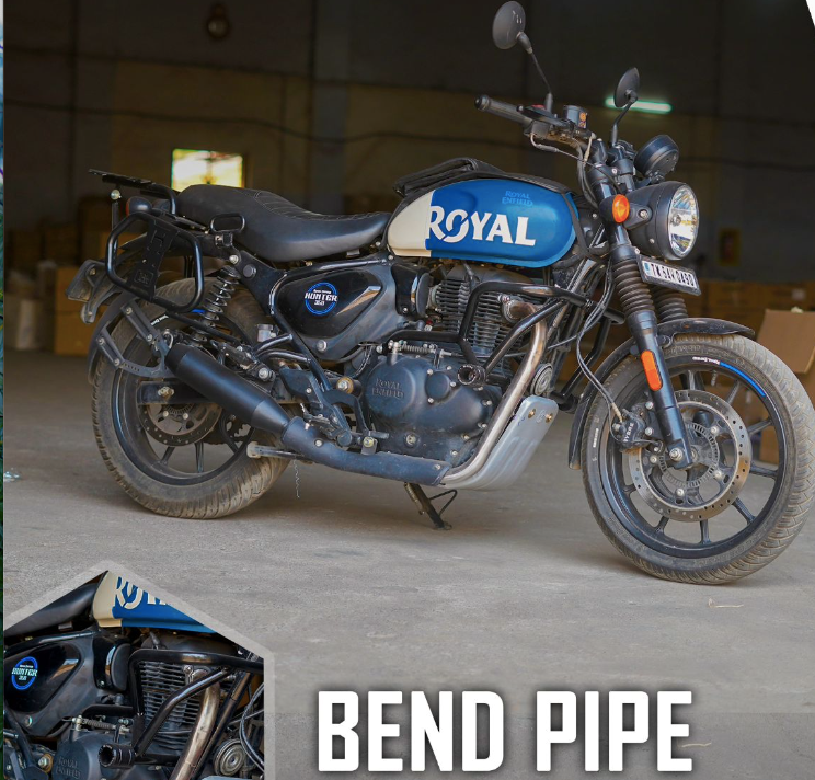 Bend Pipe For HUNTER 350 – SB 500 / HT EXHAUST