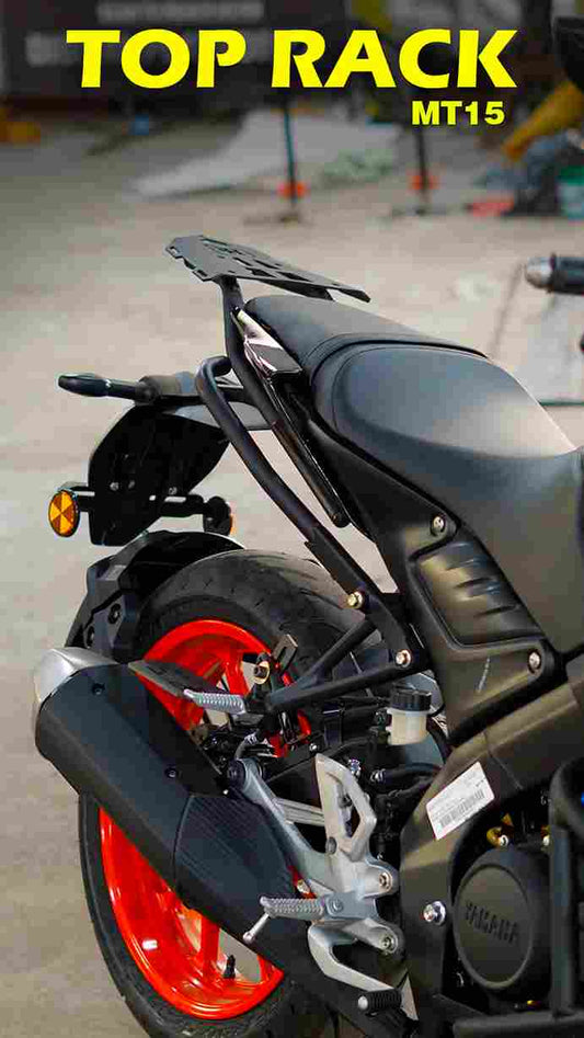 COMBO 1 MT-15 – Crash Guard + Top Rack  HT EXHAUST