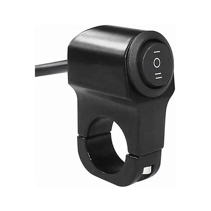 3 way handlebar switch 12V DC button CNC aluminium type compatible for all motorcycle