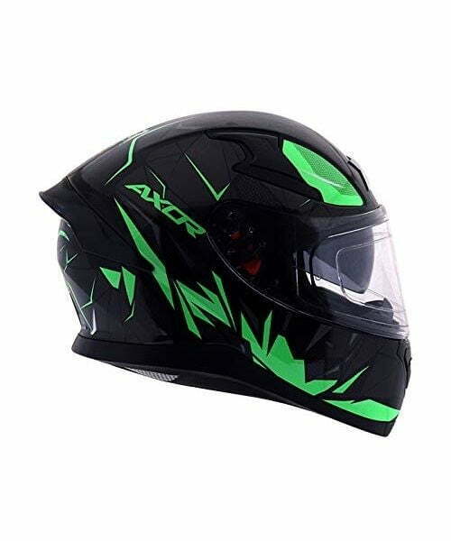 AXOR APEX HUNTER BLACK NEON GREEN HELMET