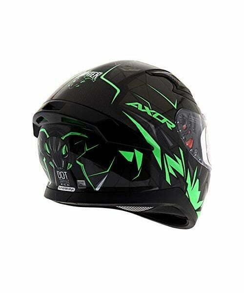 AXOR APEX HUNTER BLACK NEON GREEN HELMET