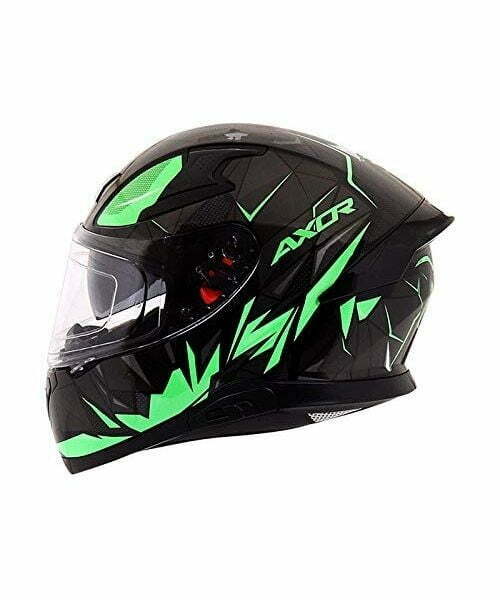 AXOR APEX HUNTER BLACK NEON GREEN HELMET