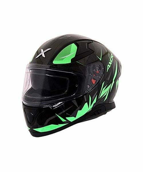 AXOR APEX HUNTER BLACK NEON GREEN HELMET