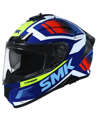 SMK Typhoon Thorn GL543 Blue Red White Helmet