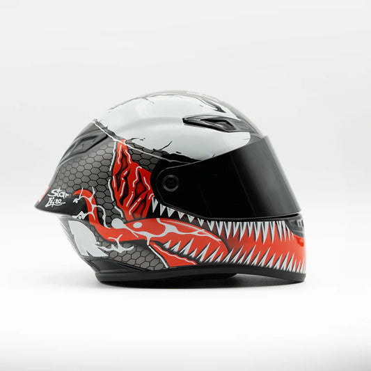 HJC Limited Edition "White Venom Villain" | Miniature helmet